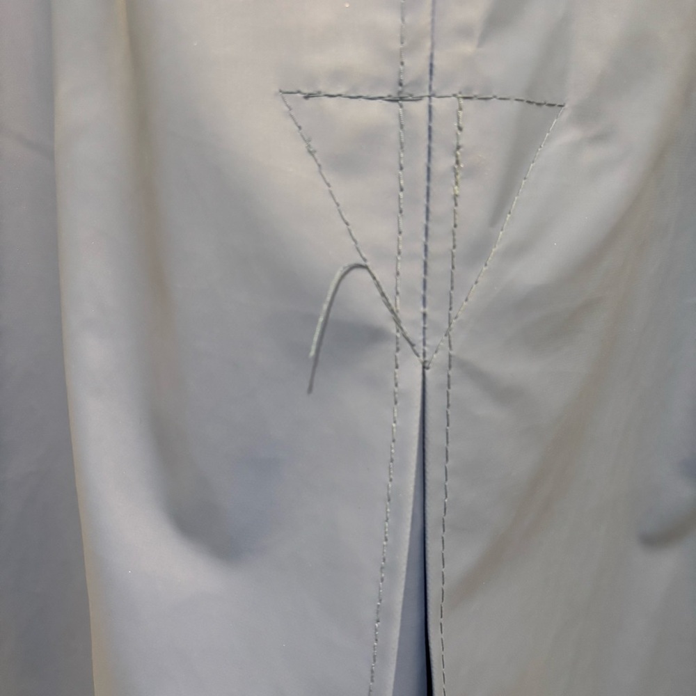 Talbots Vintage Long Slicker Raincoat with Corduroy Detailing - Picture 10 of 10